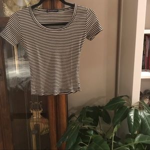 brandy melville striped top 🌻